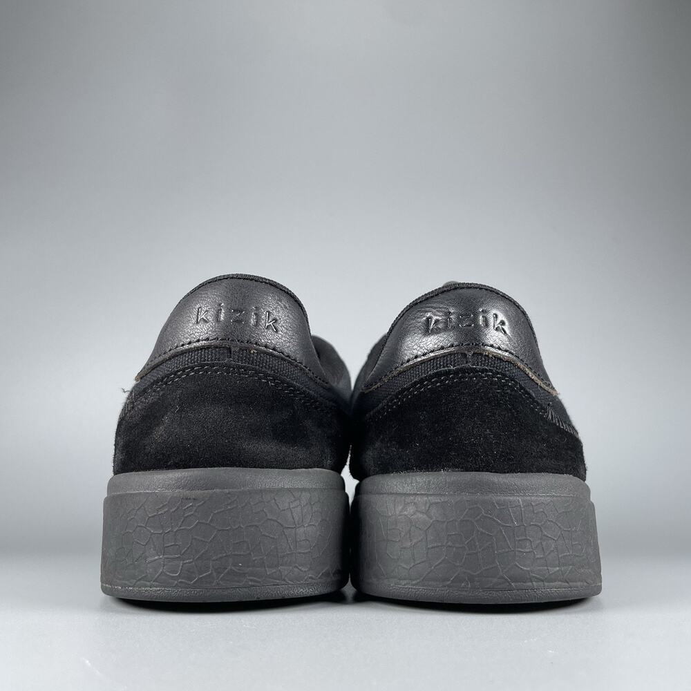 Mens 8.5 Women’s 10 Kizik Prague Black Slip On Casual Sneakers Comfort Shoes GUC - Picture 3 of 9
